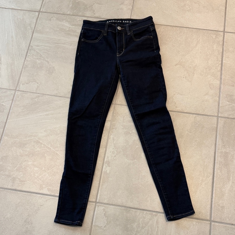 American Eagle Outfitters Women's Navy Skinny Jeans